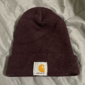 Carhartt hat deep red color